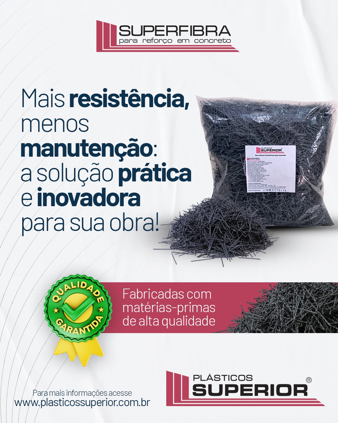 Superfibra – Macrofibras de PVC para Concreto
